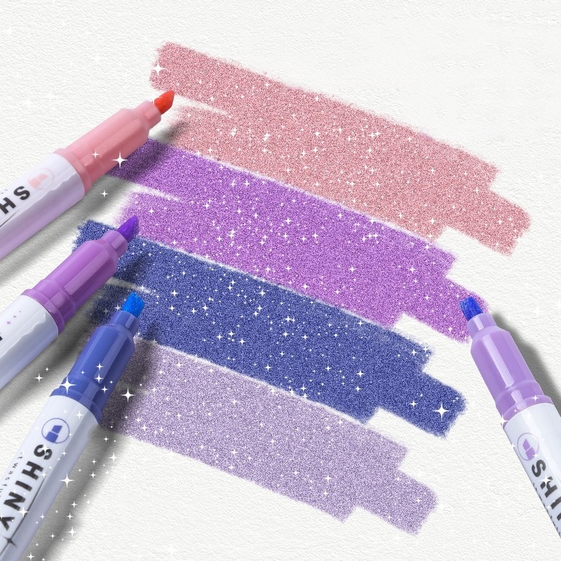 4Pcs Color Glitter Highlighter - Copic Marker Sketch 评论和价格